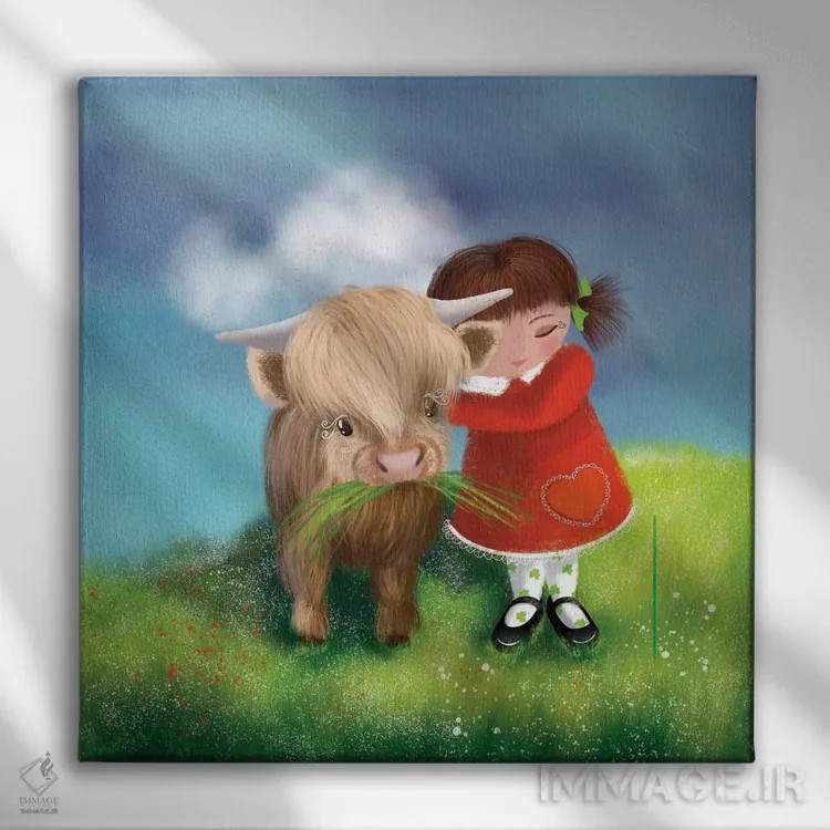 تابلو کوالای شیرینم اثر الی بیکزاده - نمای روبهرو روی دیوار