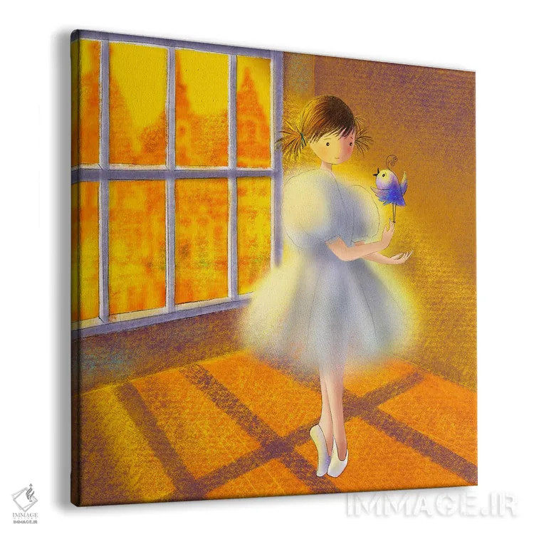 تابلو رقاصه کوچولو اثر الی بیکزاده - نمای پرسپکتیو محصول