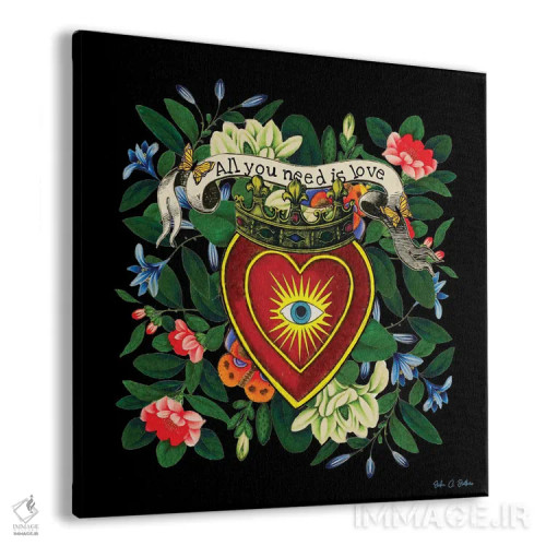تابلو تمام چیزی که نیاز داری عشق است اثر اریکا سی. برادرز - نمای پرسپکتیو محصول