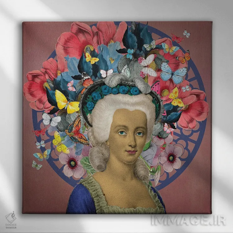 تابلو پرترهٔ ویسکانتس دومولین اثر اریکا سی. برادرز - نمای روبهرو روی دیوار