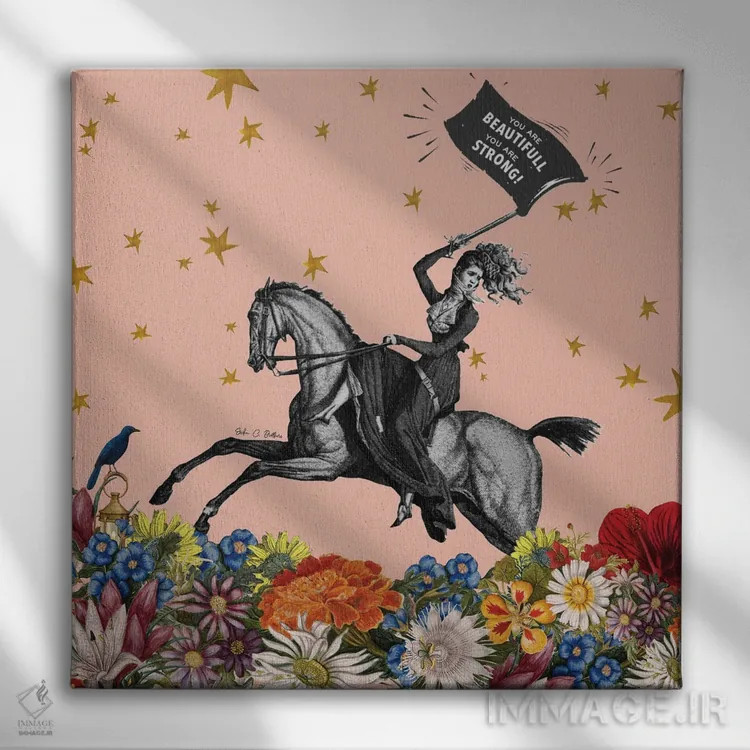 تابلو تو زیبایی، تو قوی هستی اثر اریکا سی. برادرز - نمای روبهرو روی دیوار