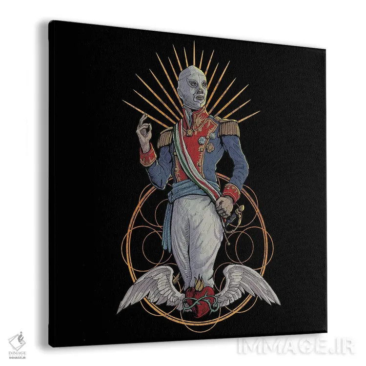 تابلو ال سانتو (کشتیگیر مشهور مکزیکی) اثر اریکا سی. برادرز - نمای پرسپکتیو محصول