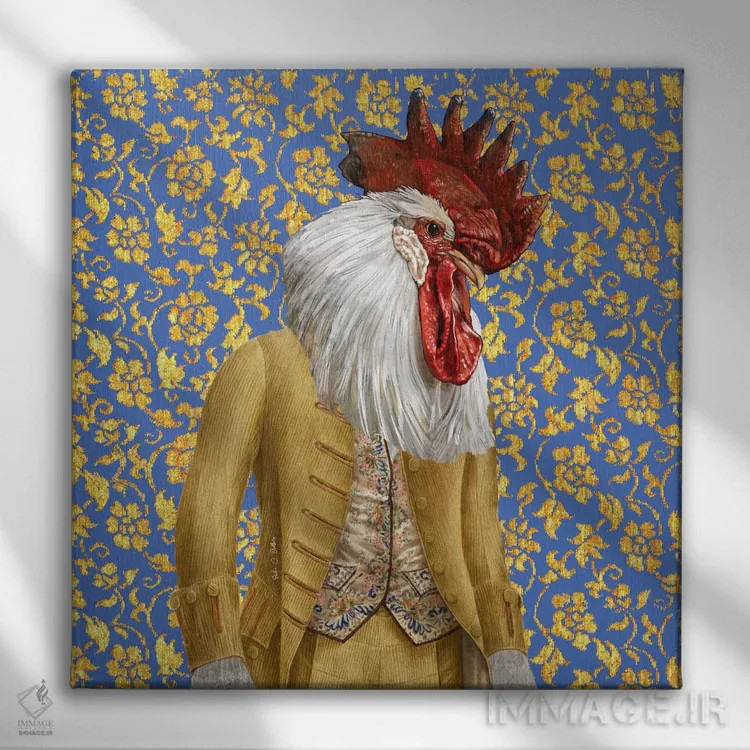 تابلو آقای تخممرغ طلایی اثر اریکا سی. برادرز - نمای روبهرو روی دیوار