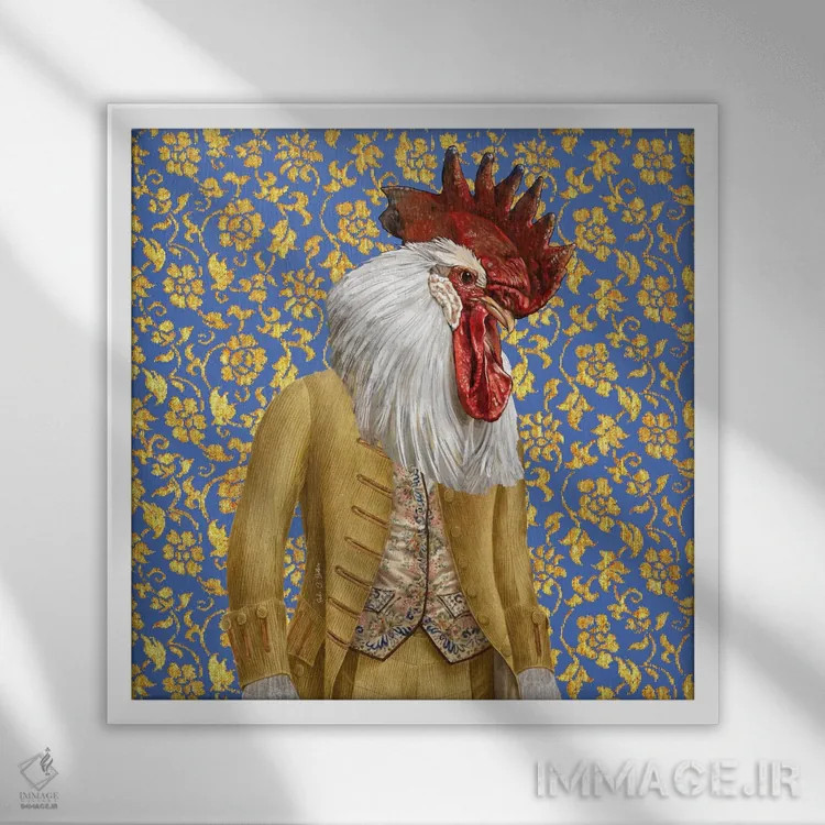 تابلو آقای تخممرغ طلایی اثر اریکا سی. برادرز - نمای قابدار سفید