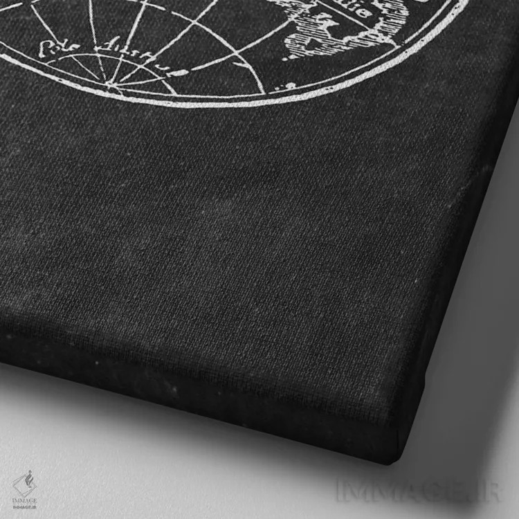 تابلو ماجراجویی در انتظار است I اثر ارین کلارک - نمای نزدیک بافت بوم