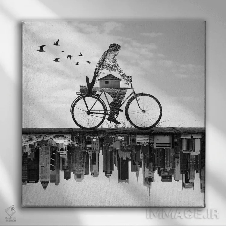 تابلو در میان اثر انکل دیکا - نمای روبهرو روی دیوار