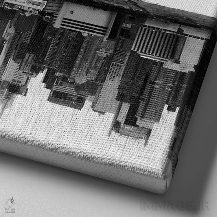 تابلو در میان اثر انکل دیکا - نمای نزدیک بافت بوم
