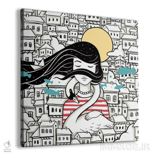 تابلو اشتیاق (هنوز کامل نشده) اثر انکل دیکا - نمای پرسپکتیو محصول