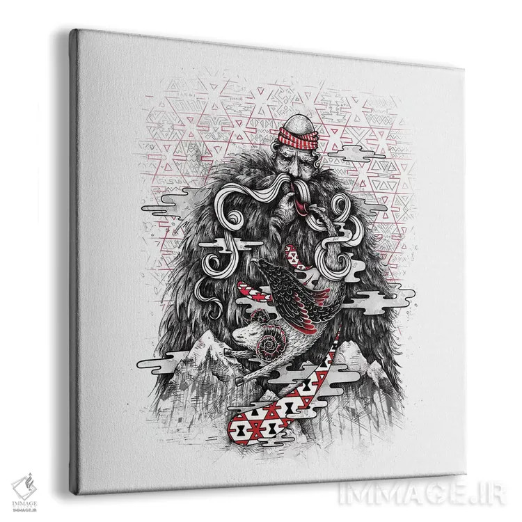 تابلو ندای سنت اثر انکل دیکا - نمای پرسپکتیو محصول