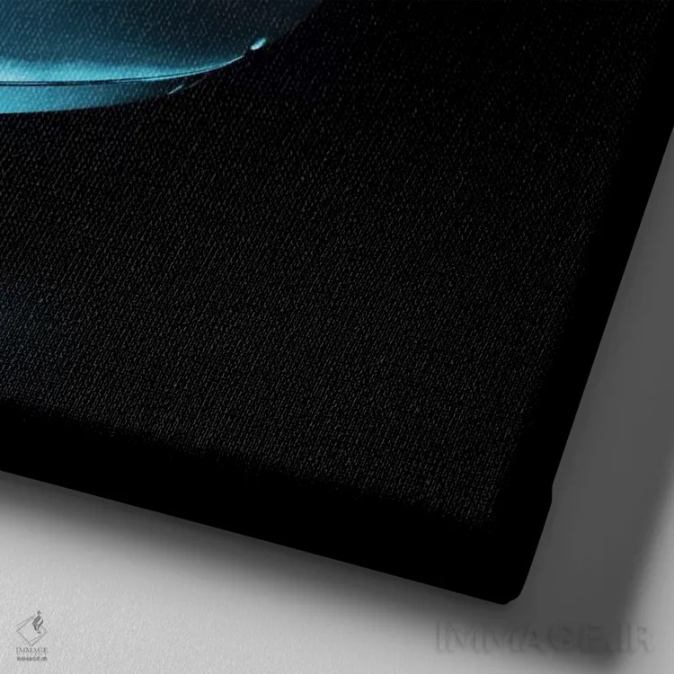 تابلو بیا سوار شویم اثر فایو بای فایو کالکتیو - نمای نزدیک بافت بوم