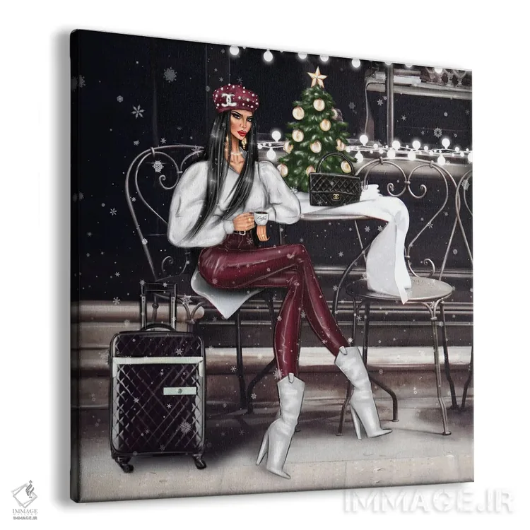 تابلو کریسمس اثر ارین فلیس - نمای پرسپکتیو محصول