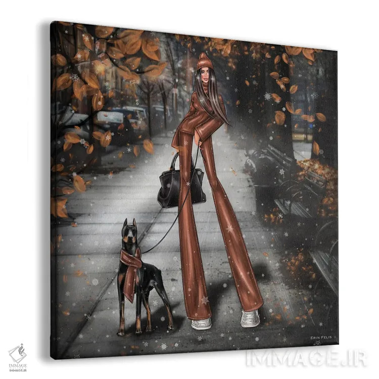 تابلو پاییز اثر ارین فلیس - نمای پرسپکتیو محصول