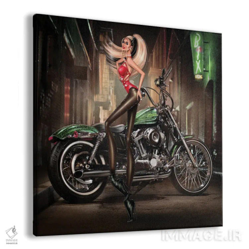 تابلو موتورسیکلت اثر ارین فلیس - نمای پرسپکتیو محصول