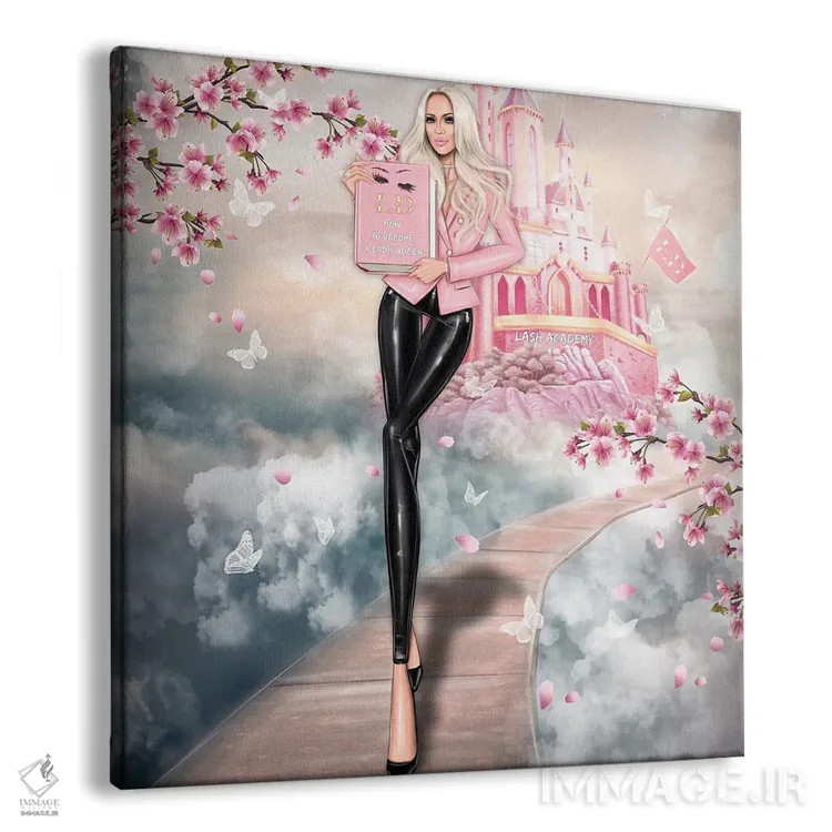 تابلو معلم مژه اثر ارین فلیس - نمای پرسپکتیو محصول