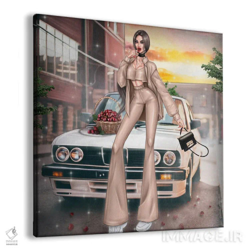 تابلو گیلاس شیرین اثر ارین فلیس - نمای پرسپکتیو محصول