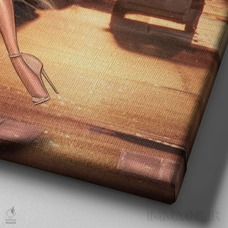 تابلو نیویورک اثر ارین فلیس - نمای نزدیک بافت بوم