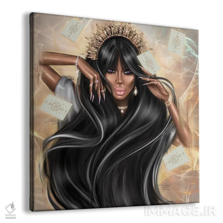 تابلو تاروت (کارت فال) اثر ارین فلیس - نمای پرسپکتیو محصول