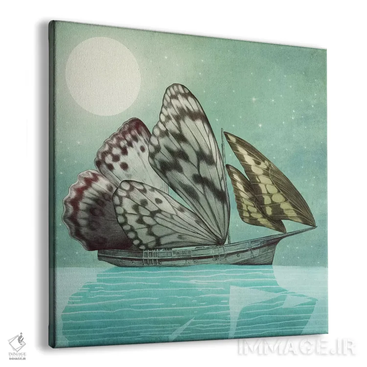 تابلو سفر دریایی (سفر طولانی) اثر اریک فن - نمای پرسپکتیو محصول