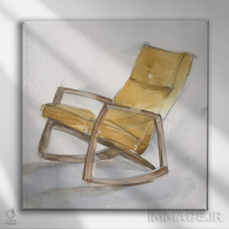 تابلو راحتی رترو (قسمت چهارم) اثر اتان هارپر - نمای روبهرو روی دیوار