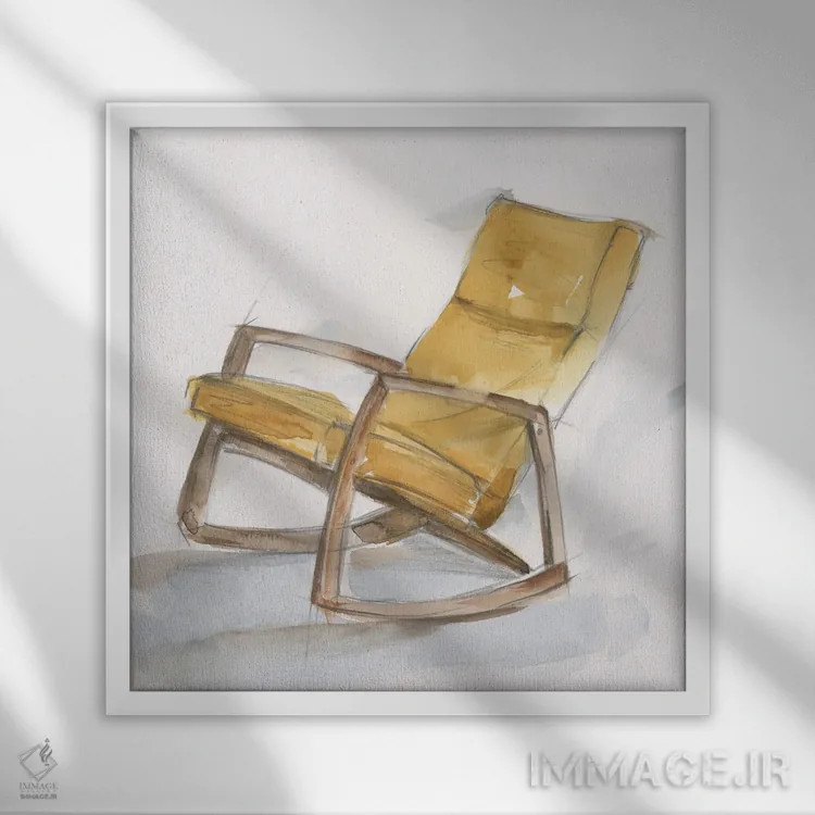 تابلو راحتی رترو (قسمت چهارم) اثر اتان هارپر - نمای قابدار سفید