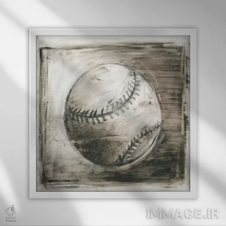 تابلو وینتج وارسیتی (قسمت اول) اثر اتان هارپر - نمای قابدار سفید