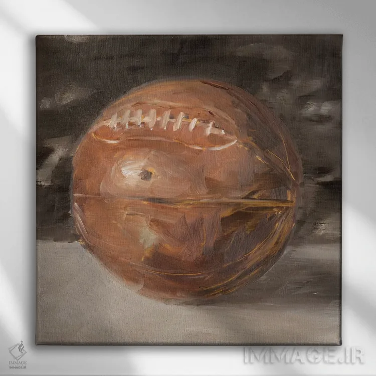 تابلو چرم کلاسیک II اثر اتان هارپر - نمای روبهرو روی دیوار