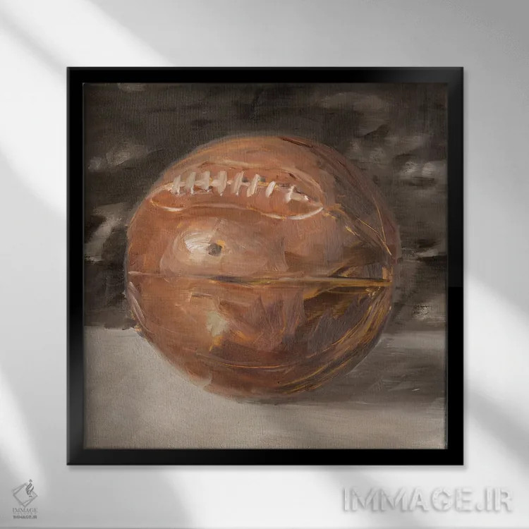 تابلو چرم کلاسیک II اثر اتان هارپر - نمای قابدار مشکی