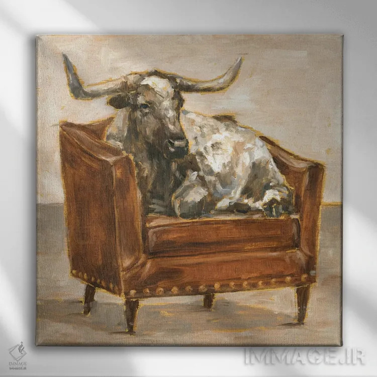 تابلو راحتی شیک III اثر اتان هارپر - نمای روبهرو روی دیوار