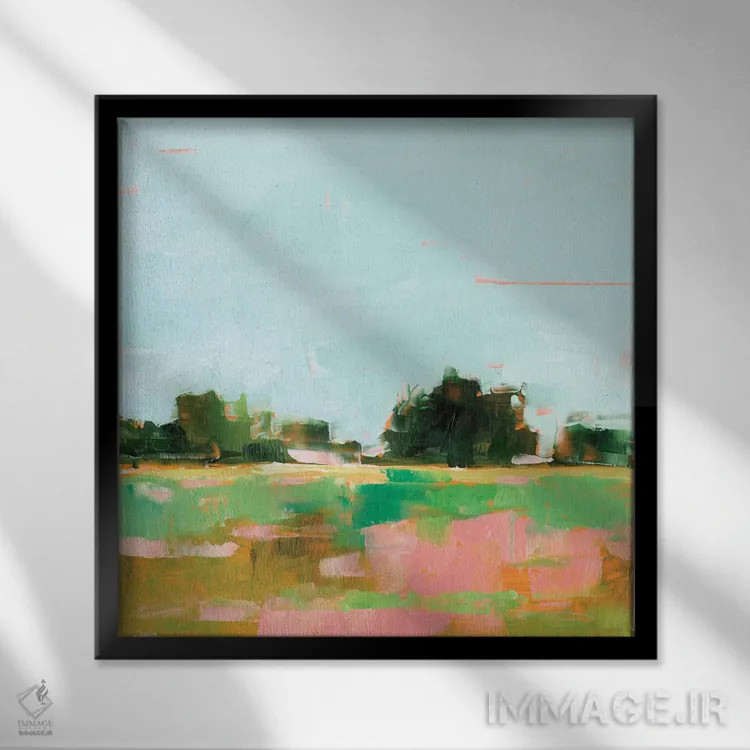 تابلو درخشش تابستانی I اثر اتان هارپر - نمای قابدار مشکی