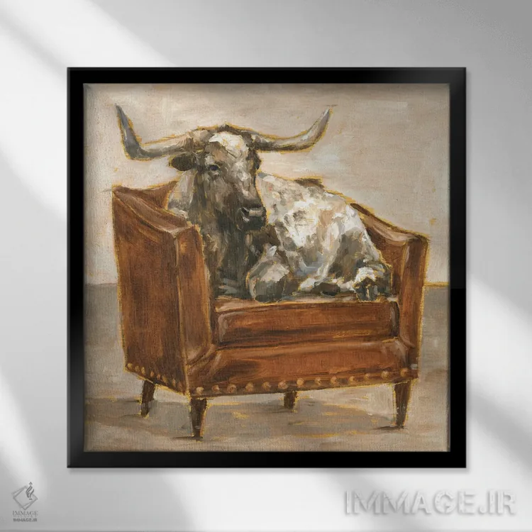 تابلو راحتی شیک III اثر اتان هارپر - نمای قابدار مشکی