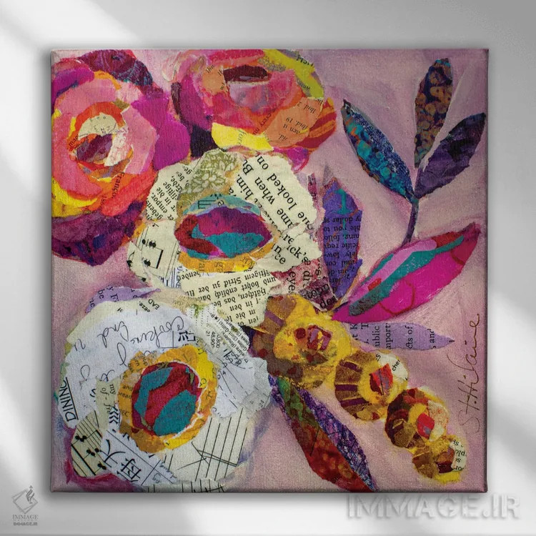 تابلو تولدت مبارک اثر الیزابت سن هیلر - نمای روبهرو روی دیوار