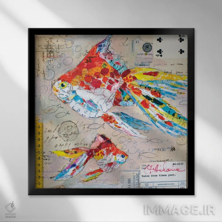 تابلو داستانهایی از دوران گذشته (داستاننویسی) اثر الیزابت سن هیلر - نمای قابدار مشکی