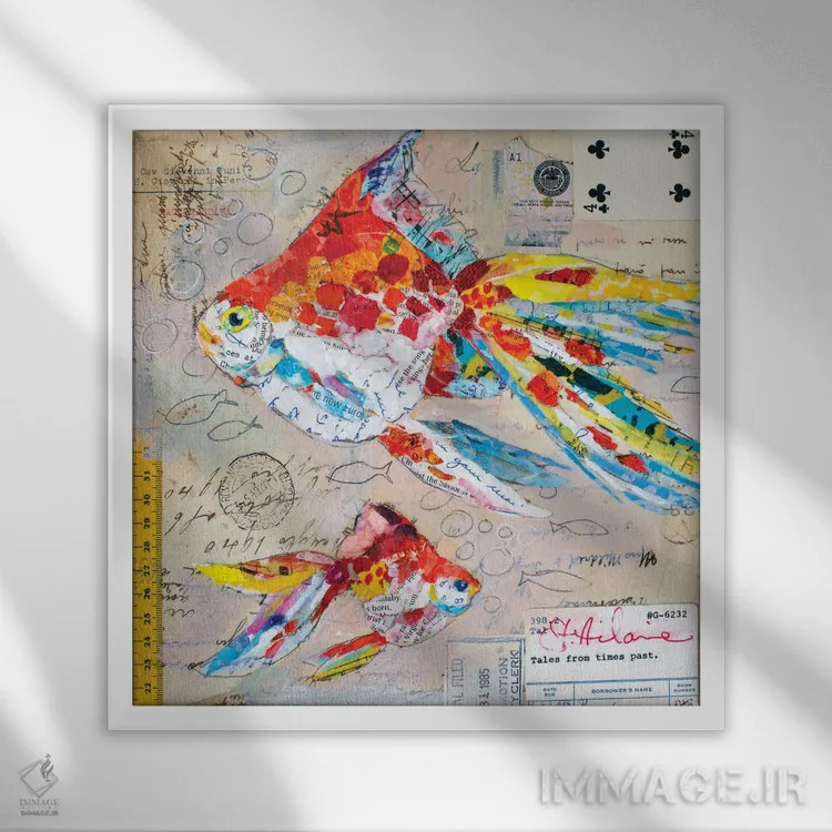 تابلو داستانهایی از دوران گذشته (داستاننویسی) اثر الیزابت سن هیلر - نمای قابدار سفید