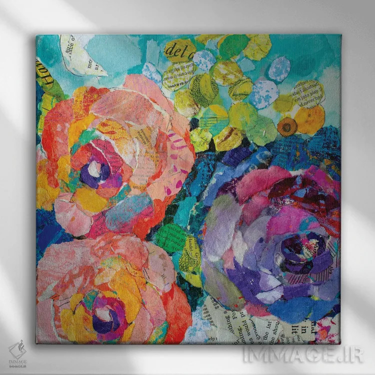 تابلو تمام عشق من اثر الیزابت سن هیلر - نمای روبهرو روی دیوار