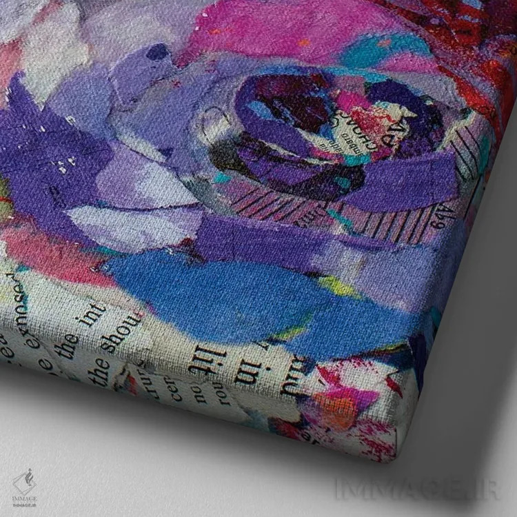 تابلو تمام عشق من اثر الیزابت سن هیلر - نمای نزدیک بافت بوم