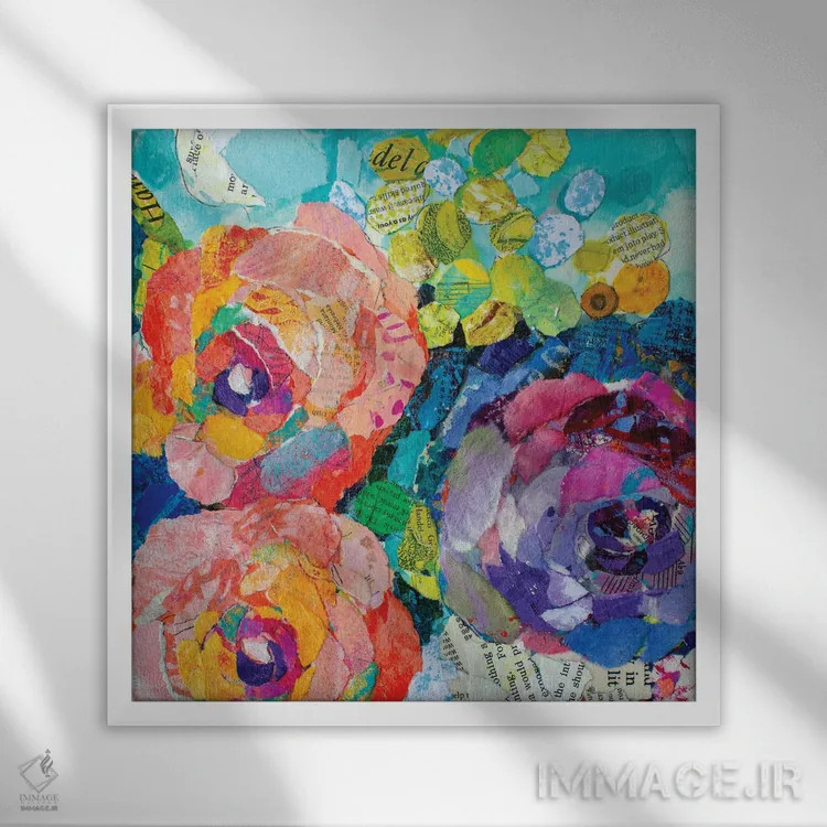 تابلو تمام عشق من اثر الیزابت سن هیلر - نمای قابدار سفید