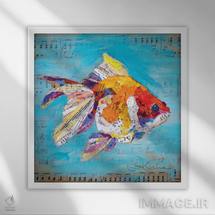 تابلو جایزه درب ورودی اثر الیزابت سن هیلر - نمای قابدار سفید