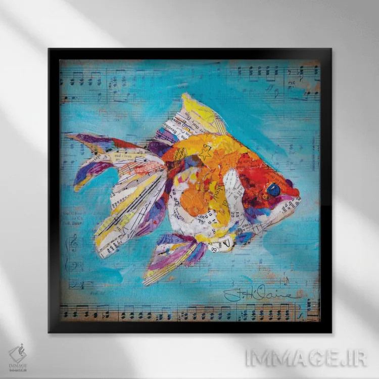 تابلو جایزه درب ورودی اثر الیزابت سن هیلر - نمای قابدار مشکی