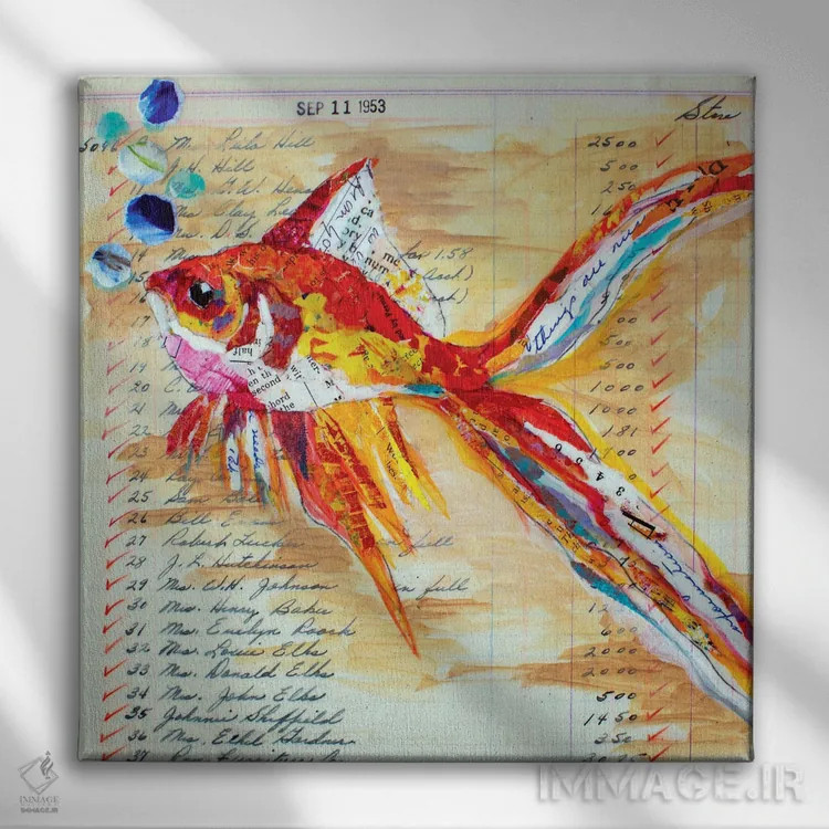 تابلو یازدهم سپتامبر ۱۹۵۳ اثر الیزابت سن هیلر - نمای روبهرو روی دیوار