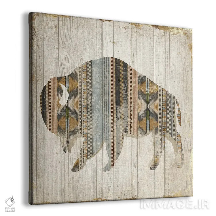 تابلو بوفالوی ناواهو II اثر الی جونز - نمای پرسپکتیو محصول