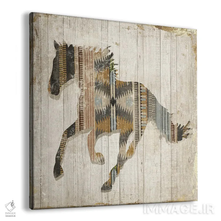 تابلو اسب ناواهو I اثر الی جونز - نمای پرسپکتیو محصول
