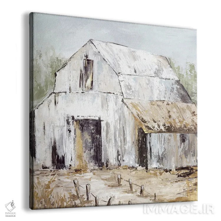 تابلو انبار سفید اثر الی جونز - نمای پرسپکتیو محصول