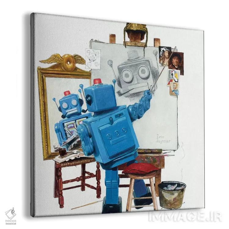 تابلو سلفی اثر اریک جوینر - نمای پرسپکتیو محصول