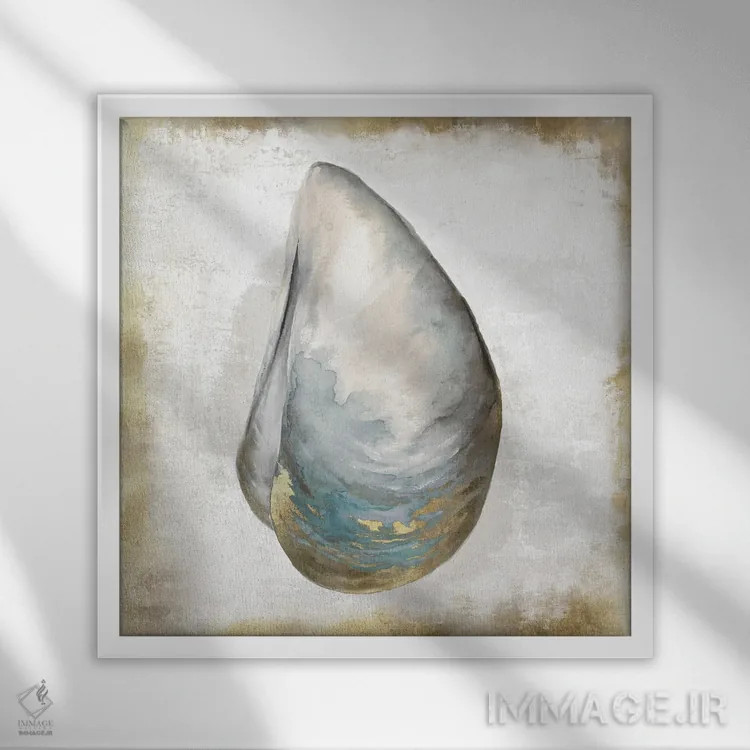 تابلو کوزا I اثر الی جونز - نمای قابدار سفید