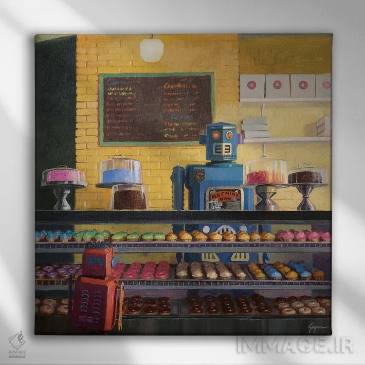 تابلو دودلی اثر اریک جوینر - نمای روبهرو روی دیوار