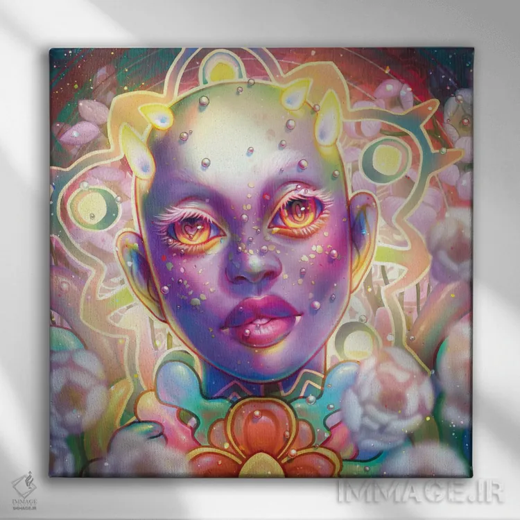 تابلو لورلیا اثر اجیوا ابنبه - نمای روبهرو روی دیوار