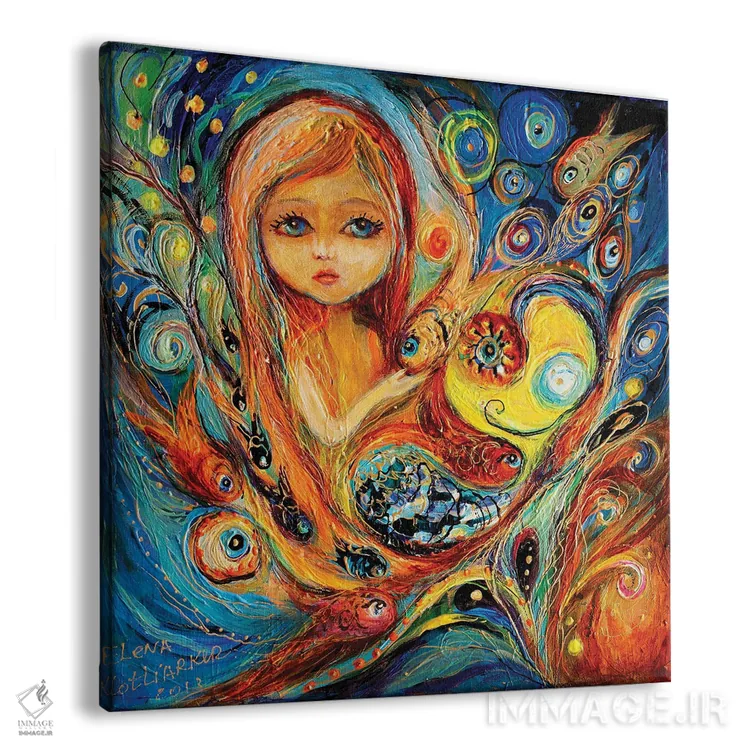 تابلو پری دریایی کوچک من، بتسی اثر النا کوتلیارکر - نمای پرسپکتیو محصول