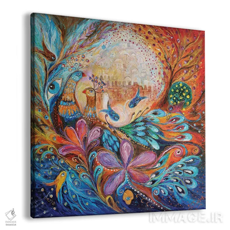 تابلو دیوارهای صفد اثر النا کوتلیارکر - نمای پرسپکتیو محصول