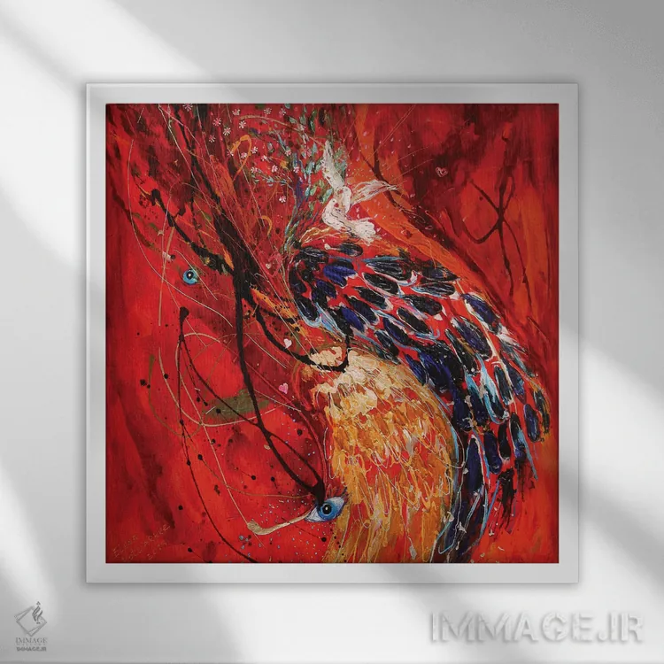 تابلو بالهای فرشته VI: دوگانگی حقیقت اثر النا کوتلیارکر - نمای قابدار سفید