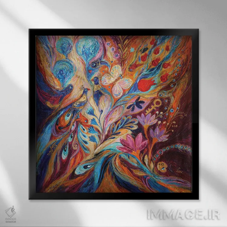 تابلو طوفان شوم II اثر النا کوتلیارکر - نمای قابدار مشکی